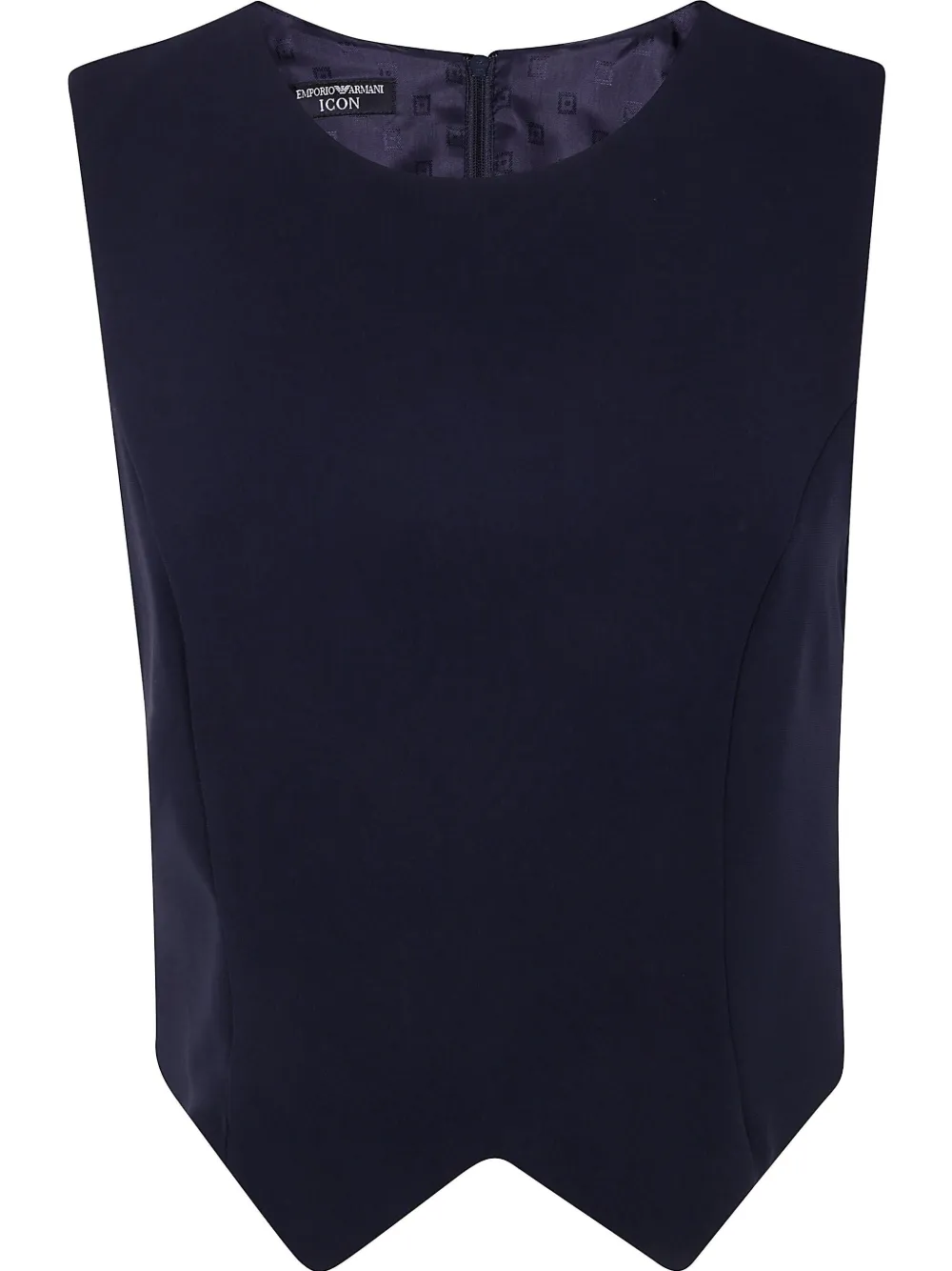 Emporio Armani Top met ronde hals Blauw