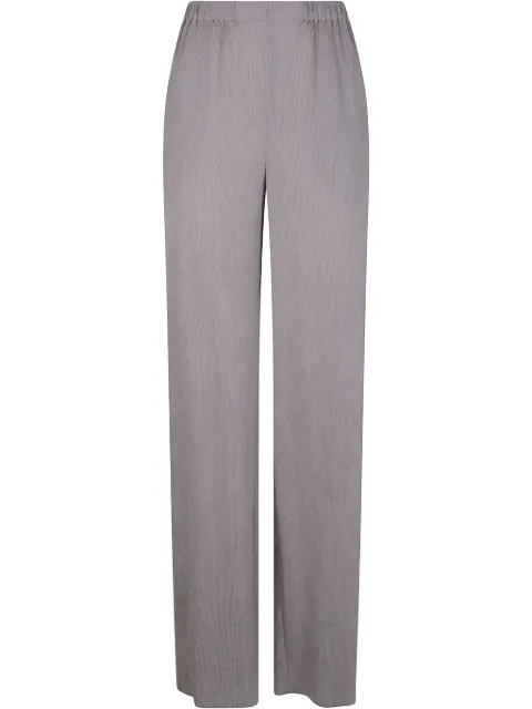 Emporio Armani fine-ribbed trousers