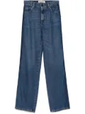 Semicouture rear elasticated-waistband jeans - Blue