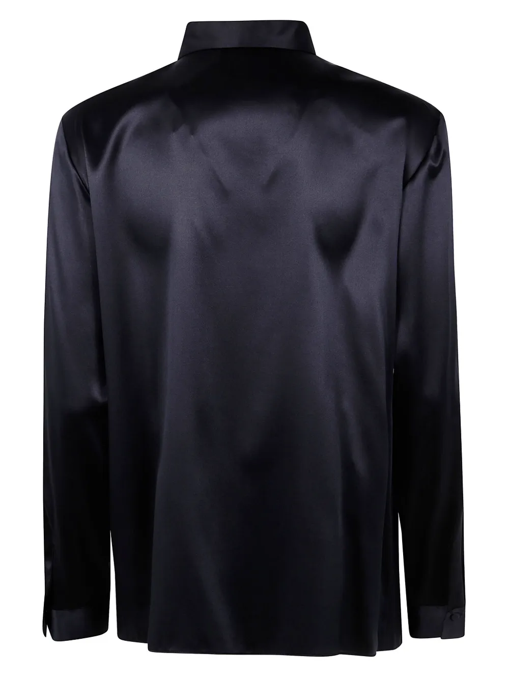 Emporio Armani satin shirt - Zwart