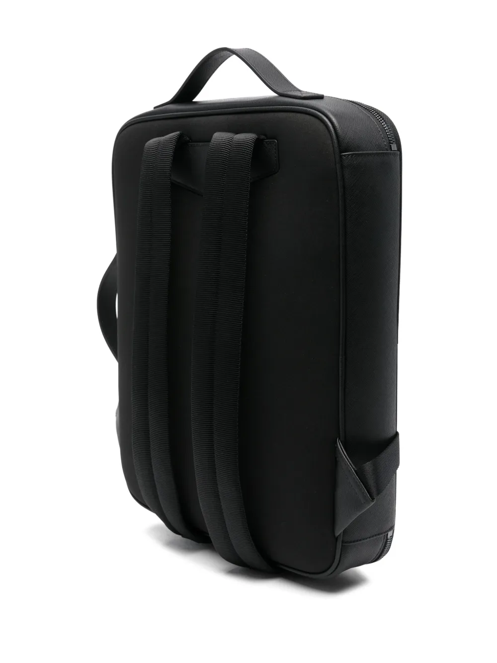 Emporio Armani Laptoptas met logo-reliëf Zwart
