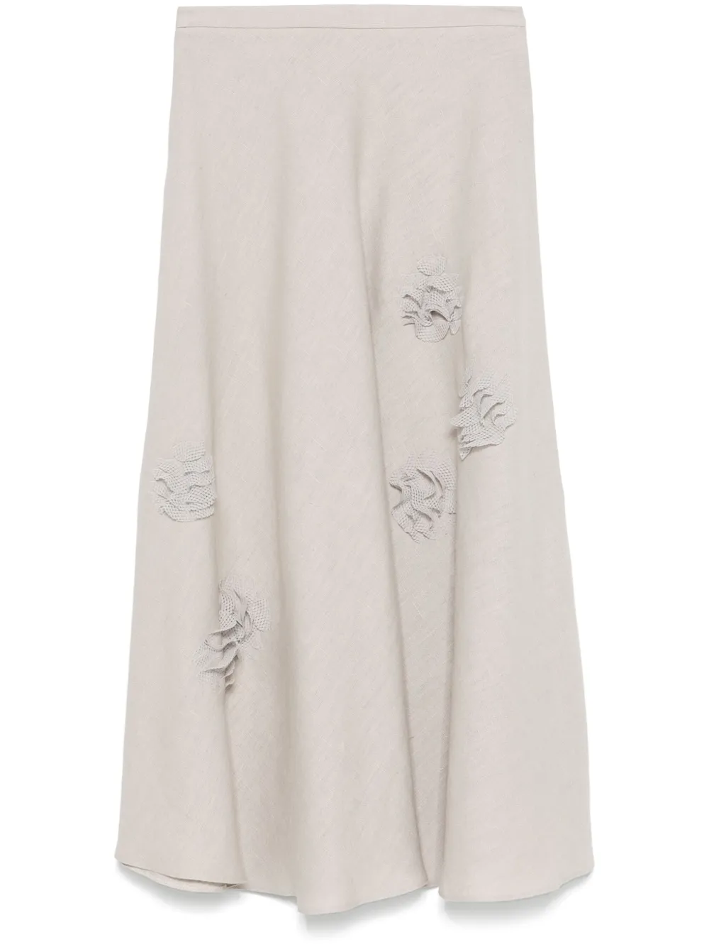 linen maxi skirt