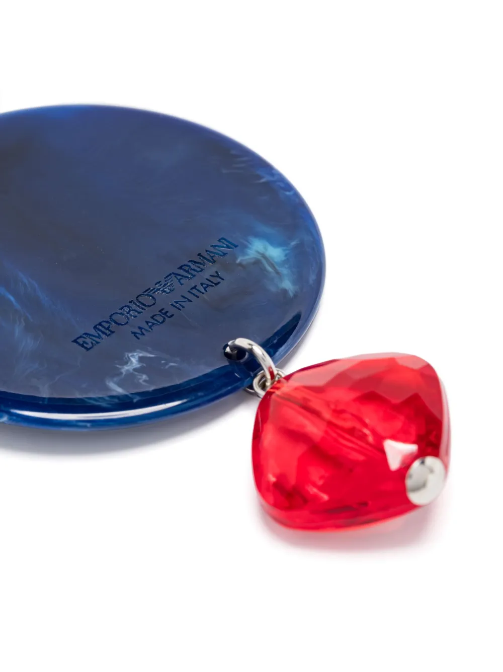 Emporio Armani Drop Earrings In Blue
