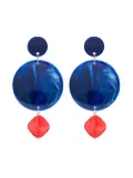 Emporio Armani drop earrings - Blue