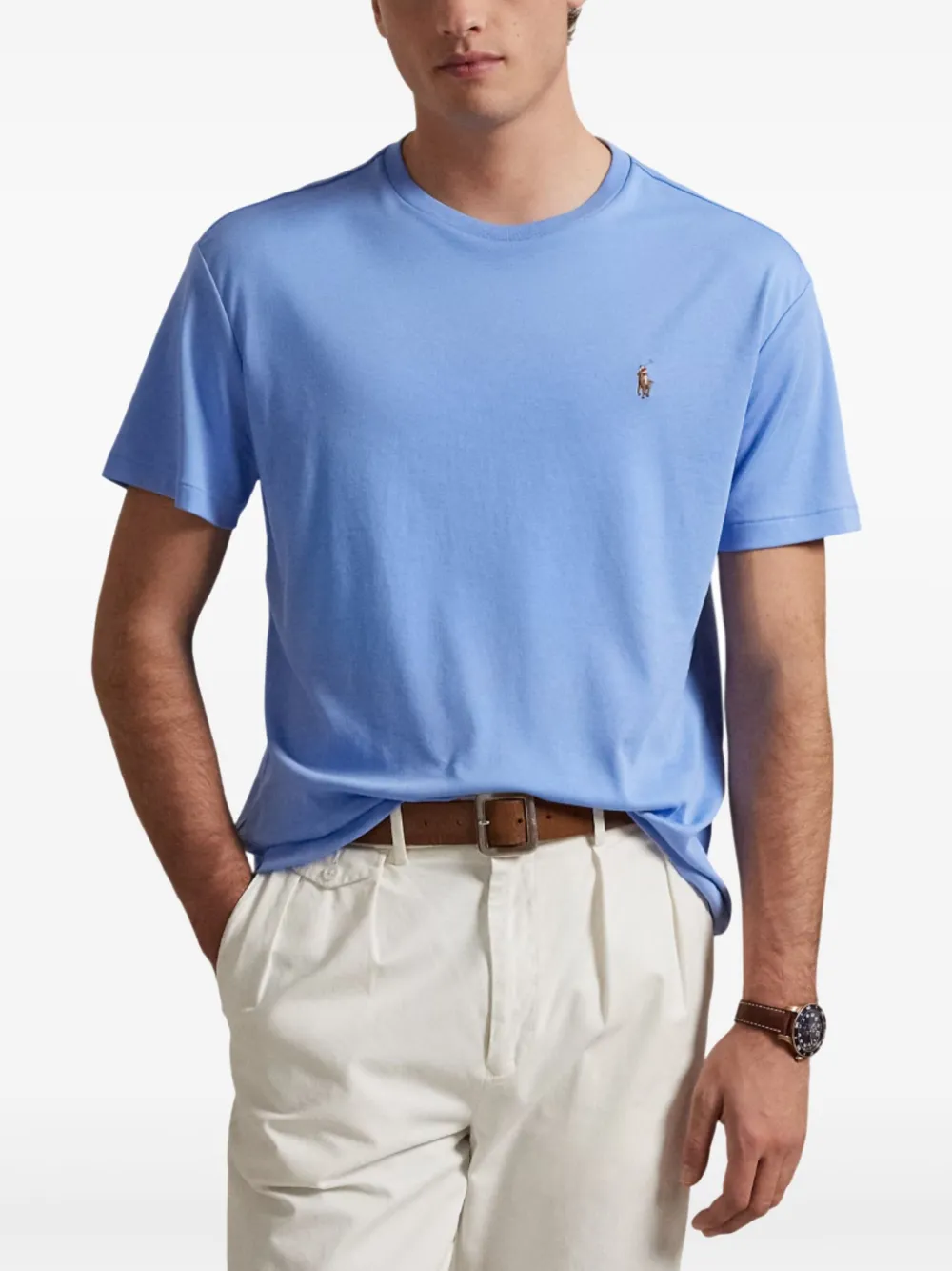 Polo Ralph Lauren T-shirt met logo Blauw