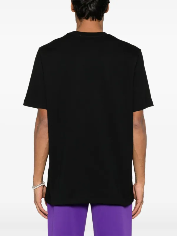 最終値下げ 新品 MSGM ブラック Tシャツ Lサイズ MSGM ロゴ Tシャツ | ブラック | FARFETCH JP