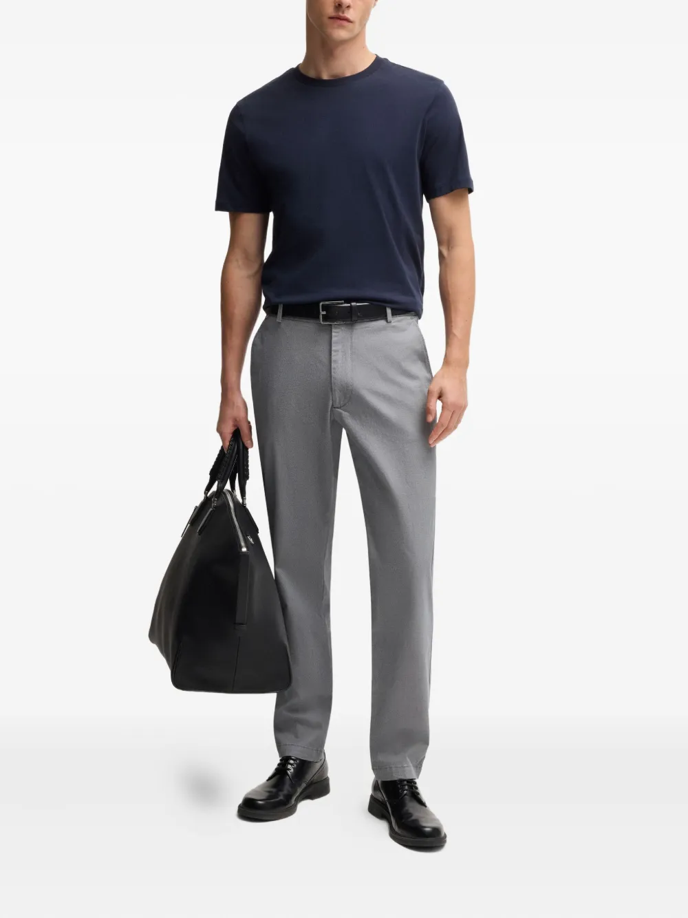 BOSS Calça de algodão stretch | Calça reta | Image 2