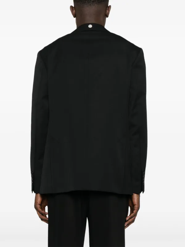 Simone Rocha double-carnation-embellished Blazer | Black | FARFETCH