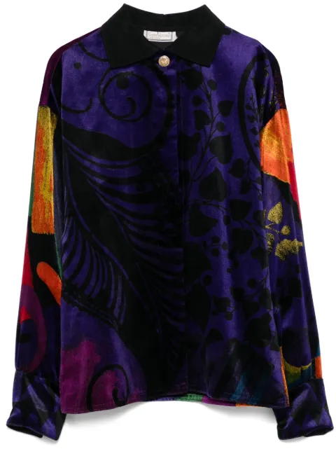 Versace Pre-Owned chemise en velours (années 1990)