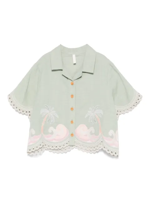 ZIMMERMANN Kids Tallow 衬衫