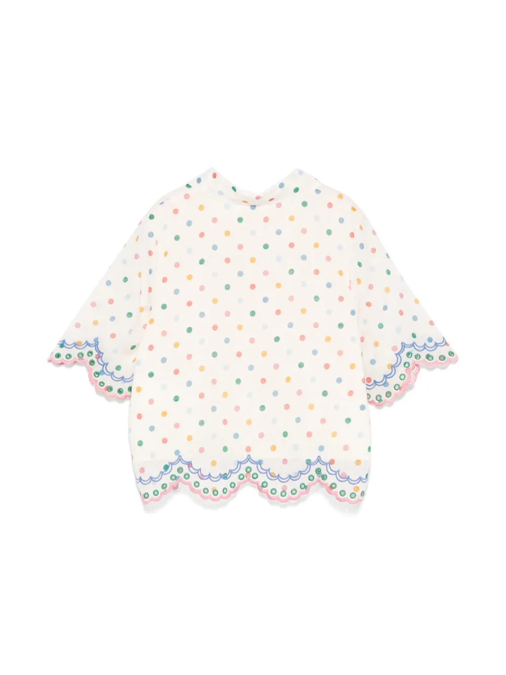 ZIMMERMANN Kids Everly shirt - Beige