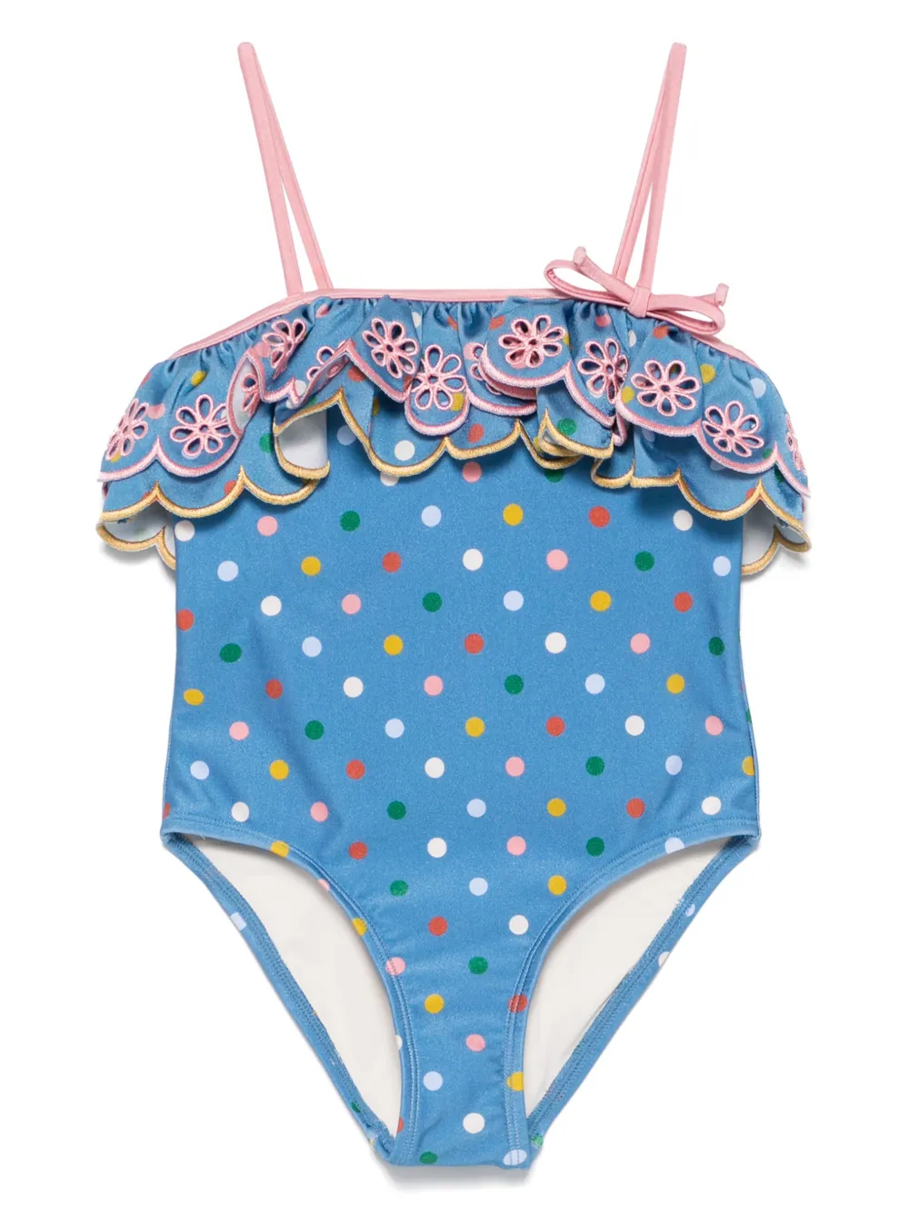 ZIMMERMANN Kids Everly 水着 - ブルー ZIMMERMANN Kids Everly 水着 - ブルー