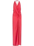 Silvia Tcherassi Torgiano halterneck dress - Pink