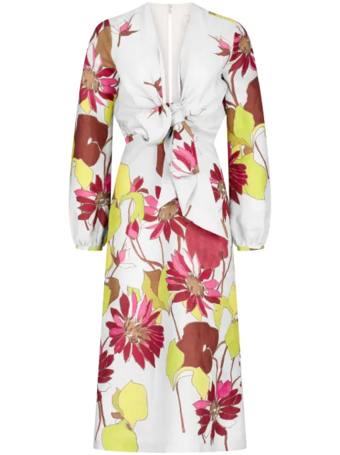 Silvia Tcherassi floral-print midi dress