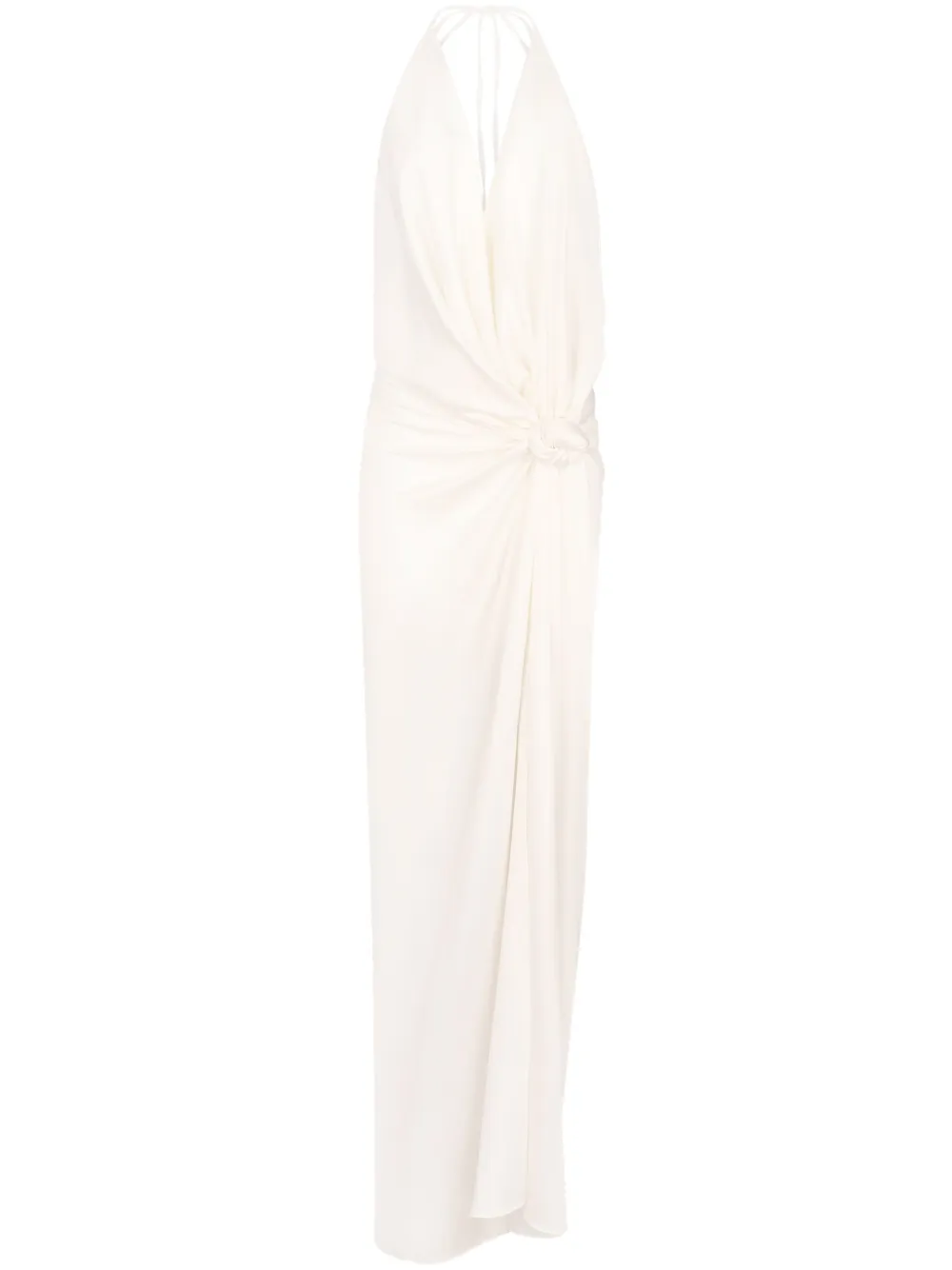 Silvia Tcherassi Torgiano maxi-dress Wit
