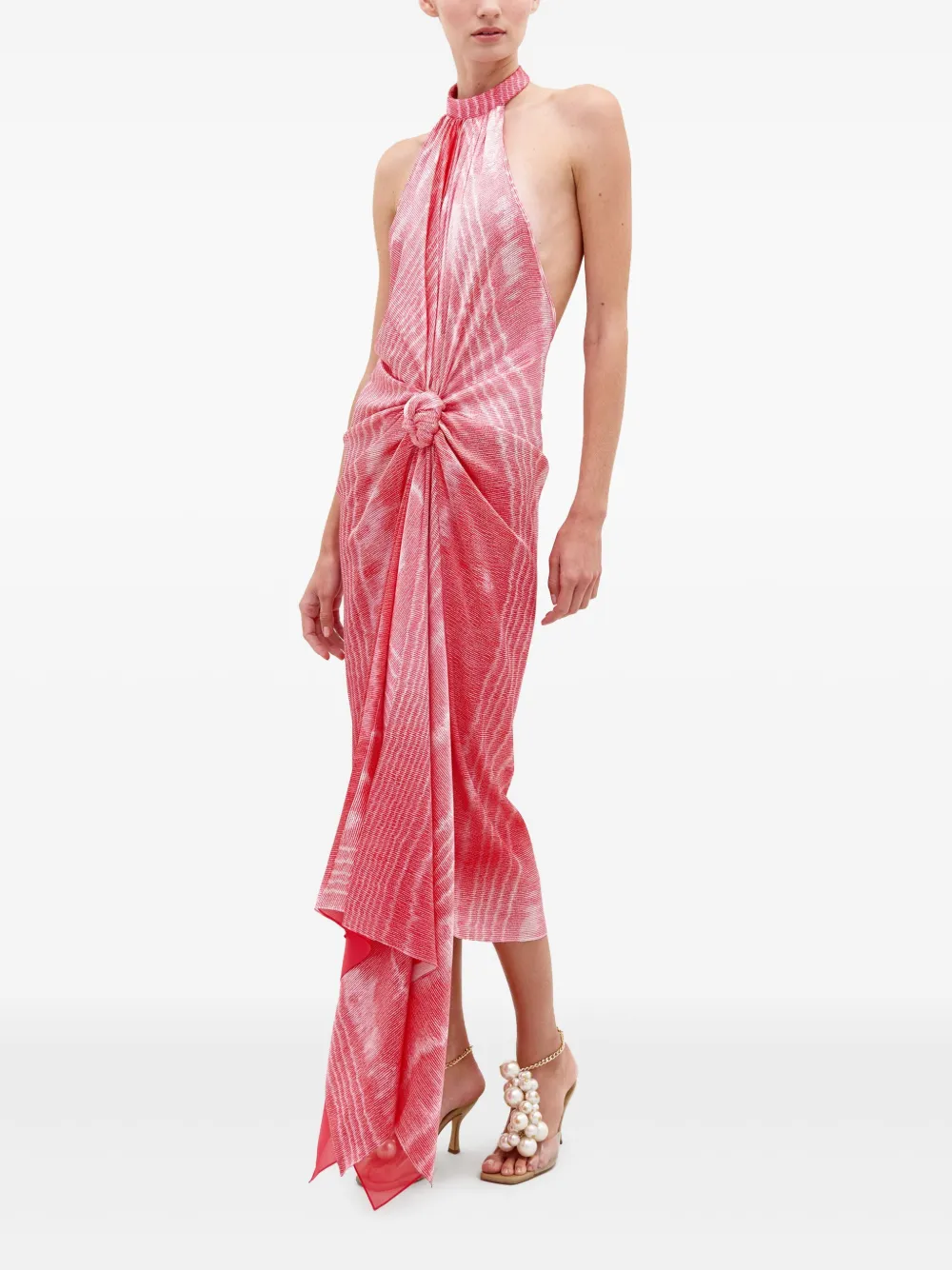 silviatcherassi Silvia Tcherassi Theodora maxi-jurk - Roze