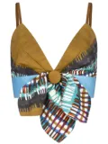 Silvia Tcherassi Flor top - Blue