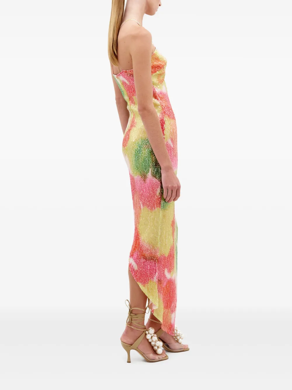 Silvia Tcherassi Lisseth midi-jurk Roze