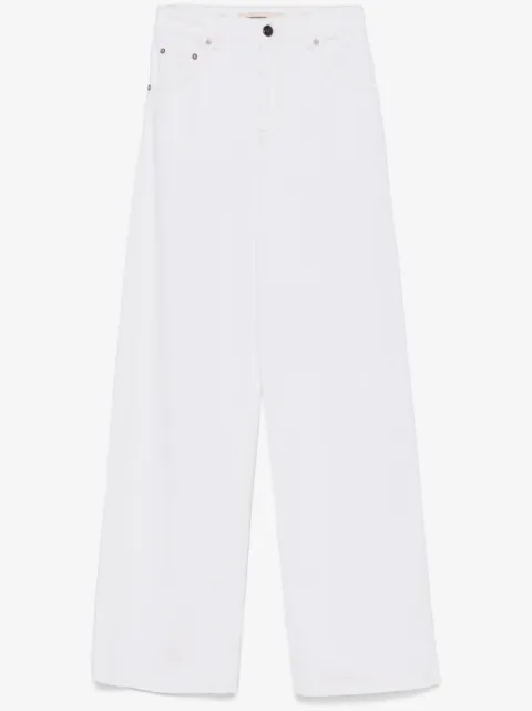 Semicouture logo-tag jeans
