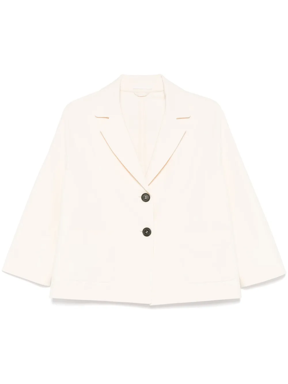 stretch-cotton blazer