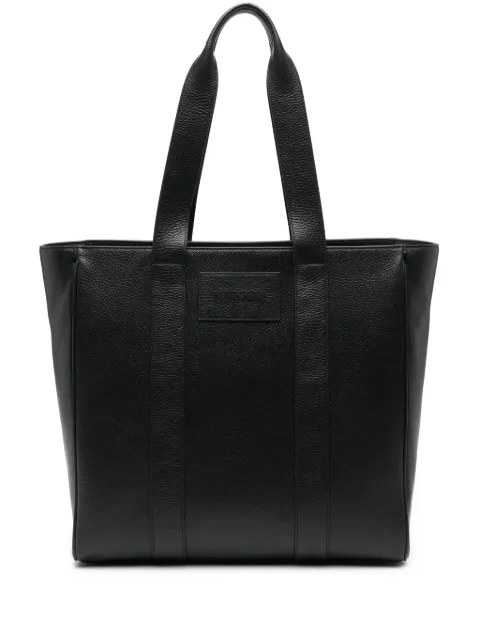Emporio Armani tote con logo en relieve