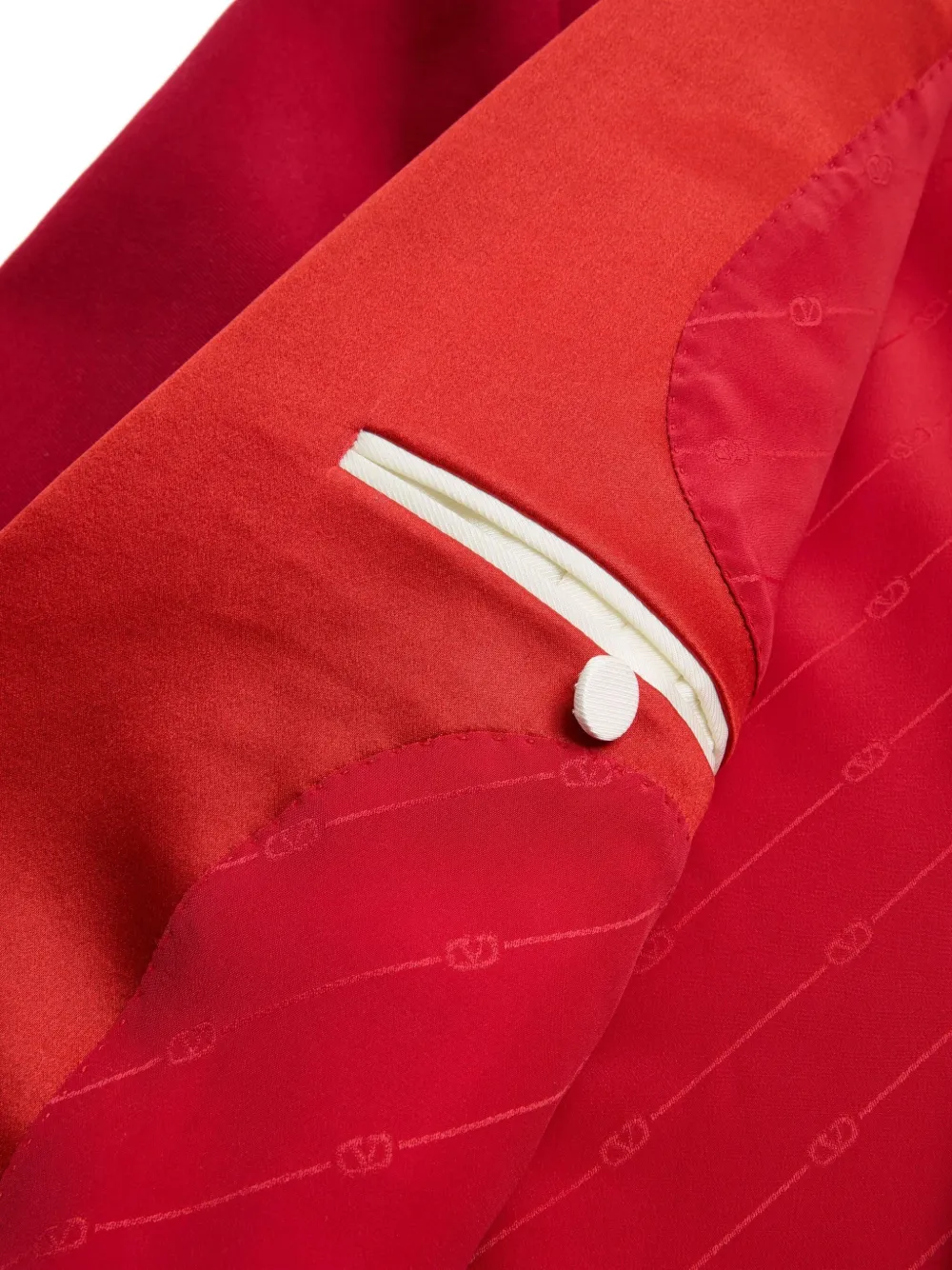 Valentino Garavani Blazer met dubbele rij knopen Rood