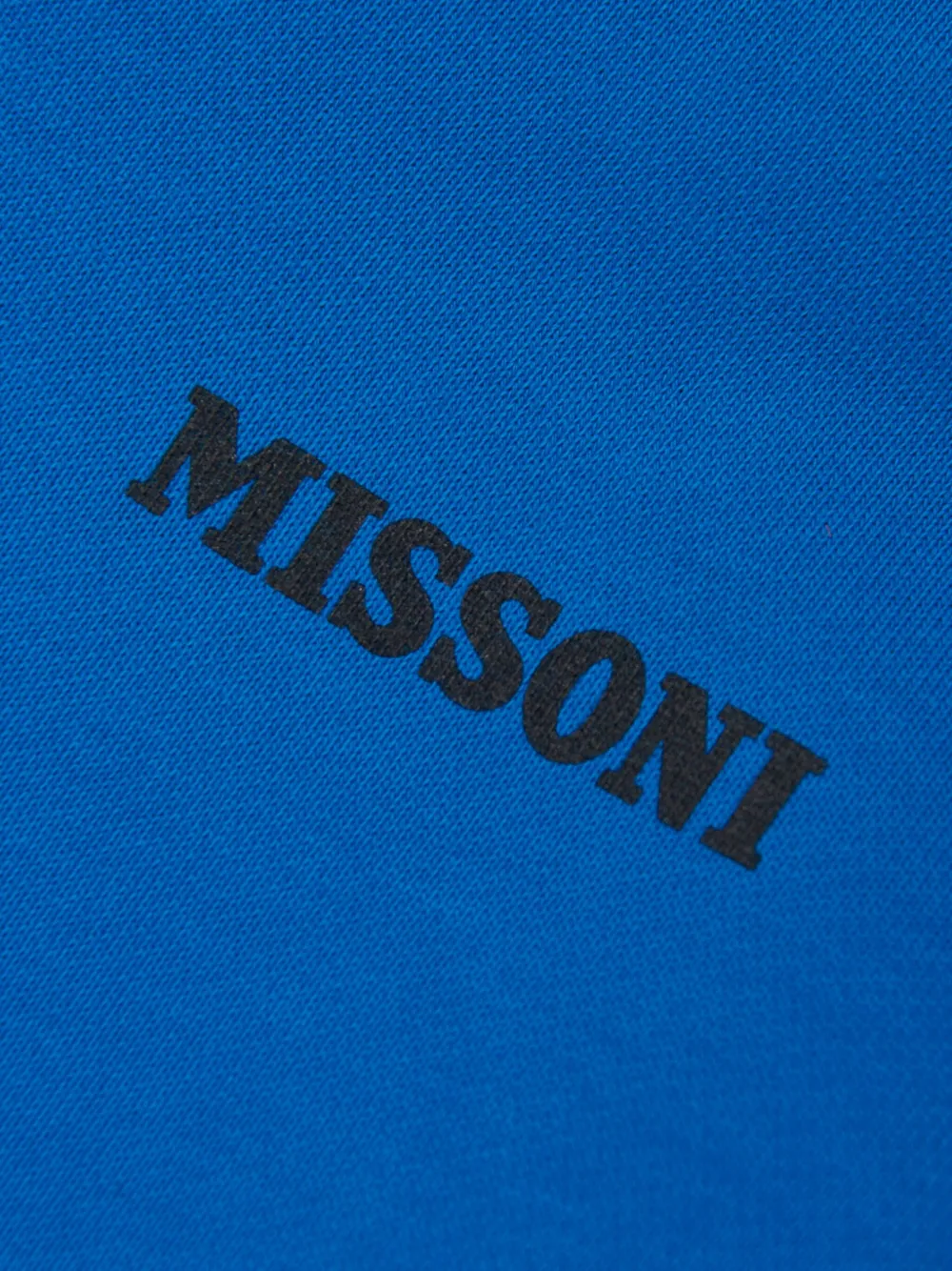 Missoni Kids Hoodie met zigzag-print Blauw