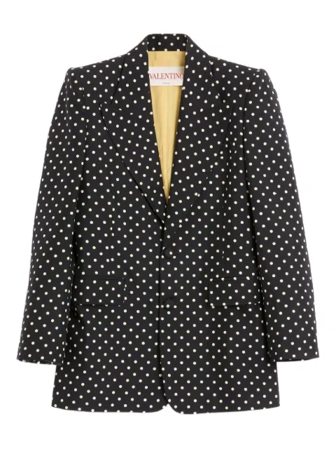 Valentino Garavani Plusdepois-print single-breasted blazer