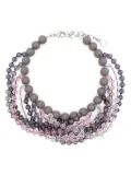 Emporio Armani degradé-effect necklace - Grey