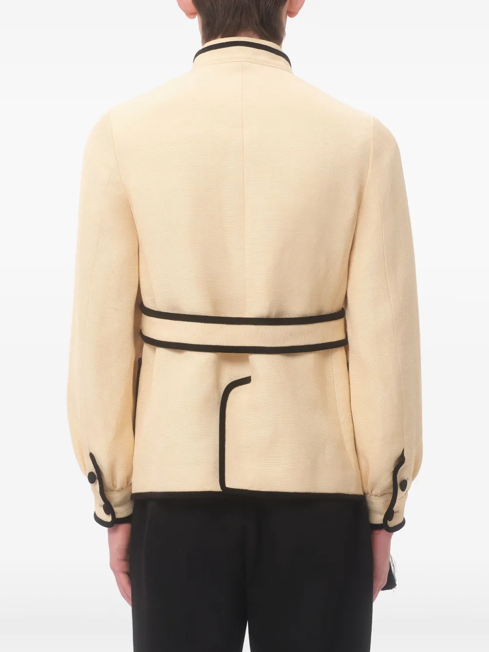 Valentino Garavani Riem met geborduurd logo Beige