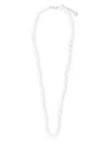 Emporio Armani beaded necklace - White