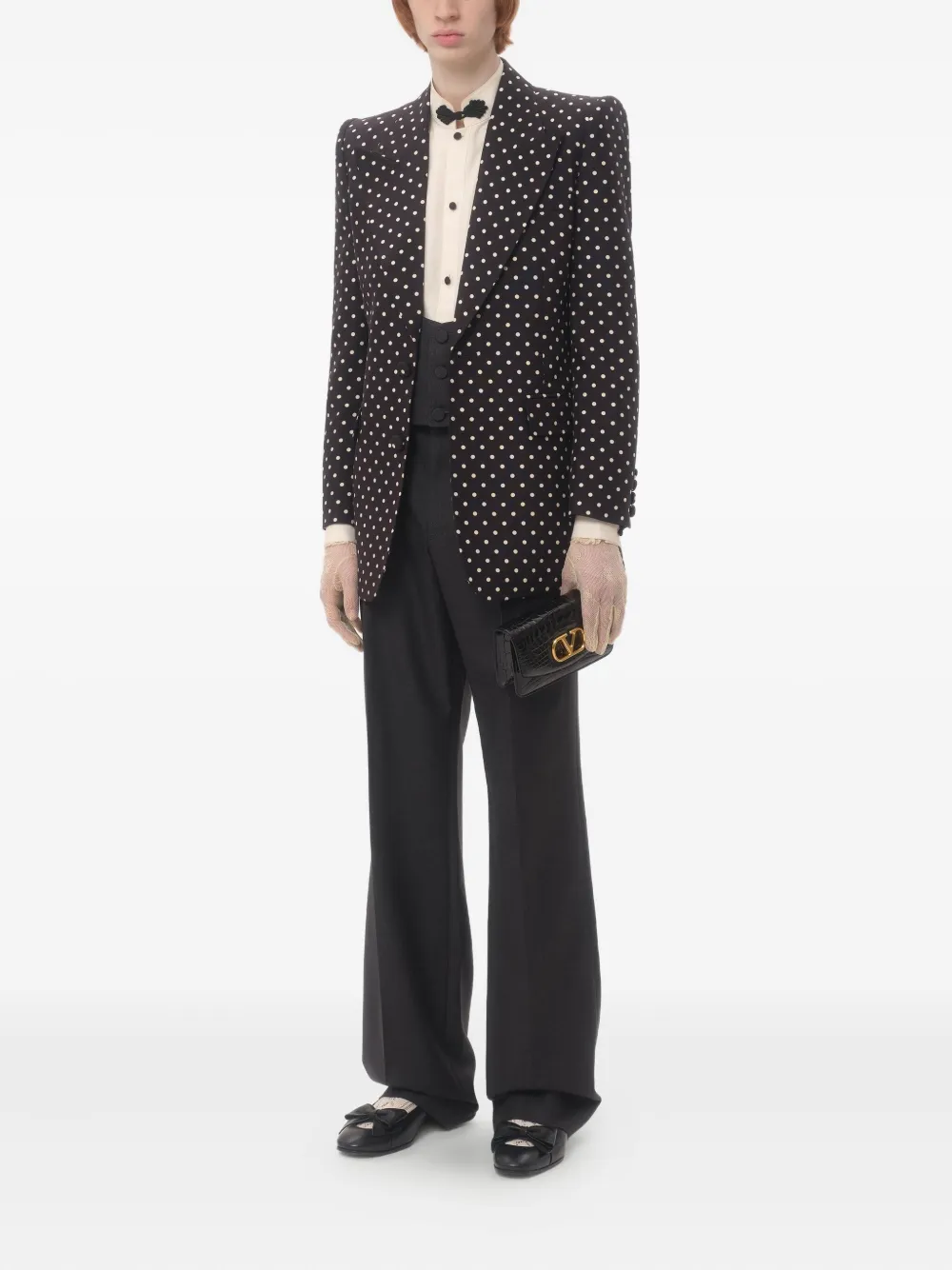 Valentino Garavani wool gabardine trousers | Tailored Pants | Image 2