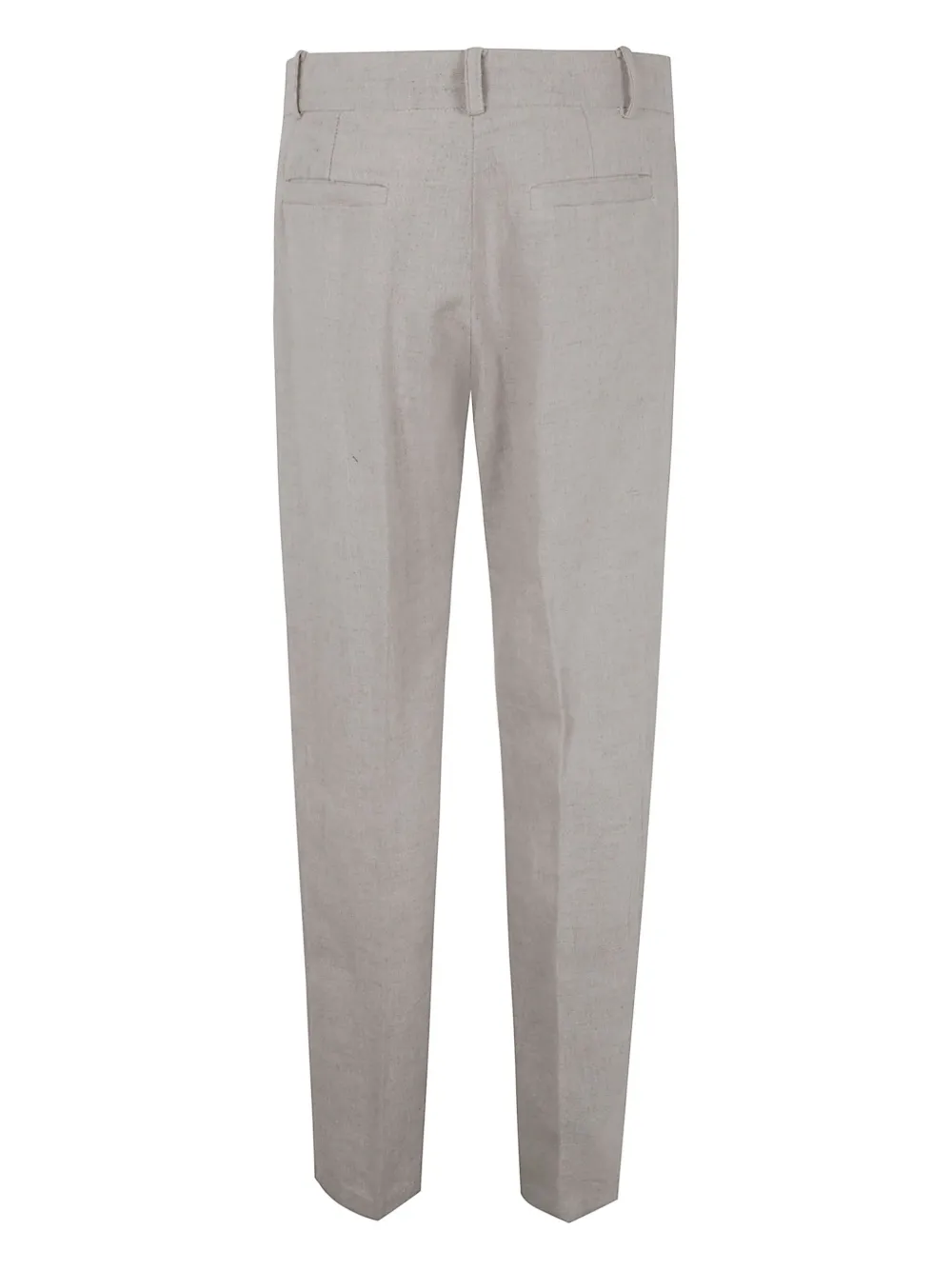 Family First logo-embroidered trousers - Beige