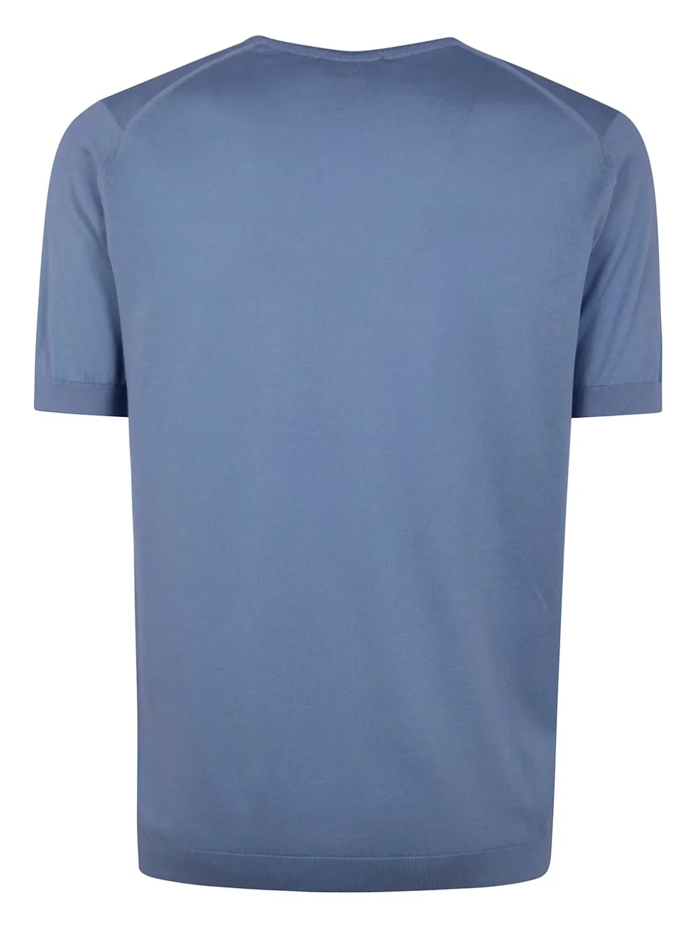 John Smedley powder blue t-shirt - Blauw