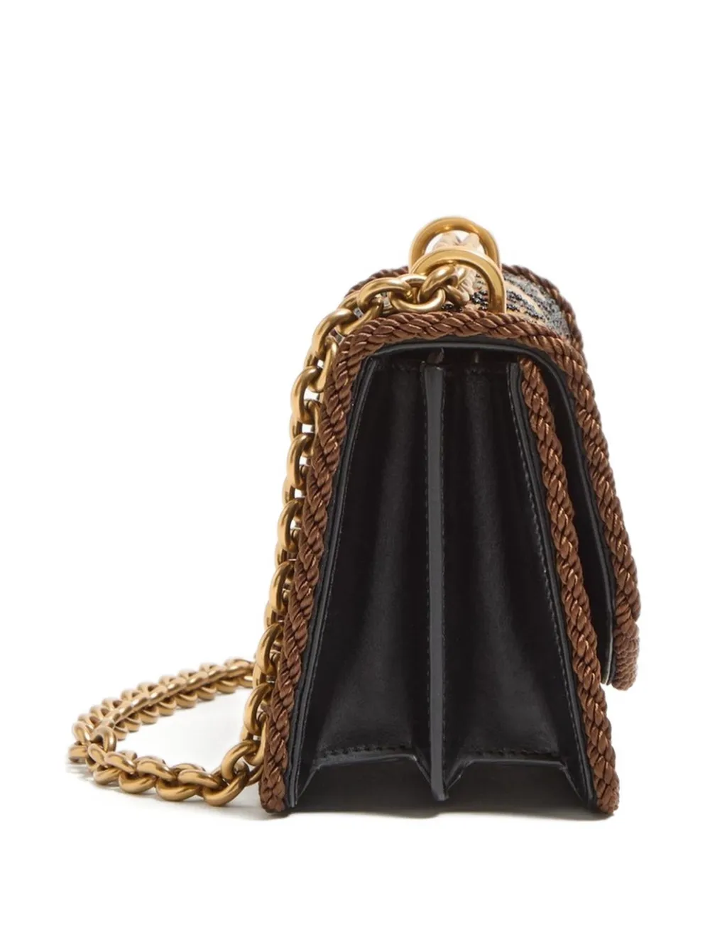 Valentino Garavani Kleine Chain schoudertas Zwart