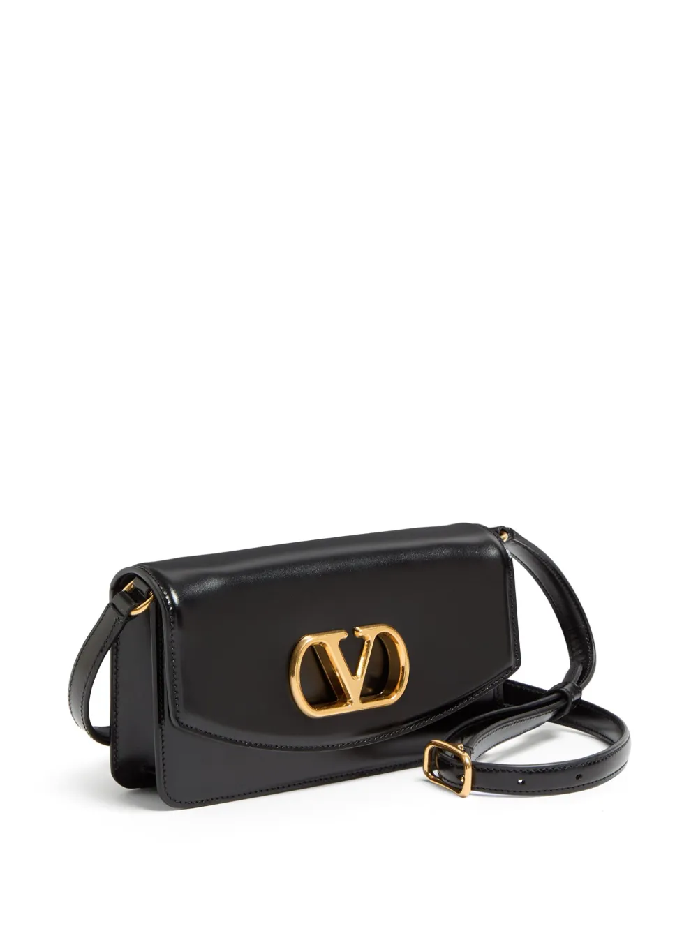 Valentino Small Clutch Gold-tone Hardware In Black