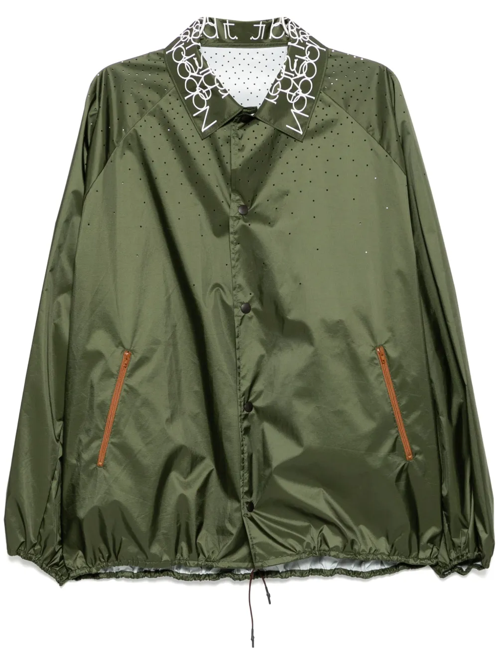 Kolor cut-out detail jacket | Green | Image 1