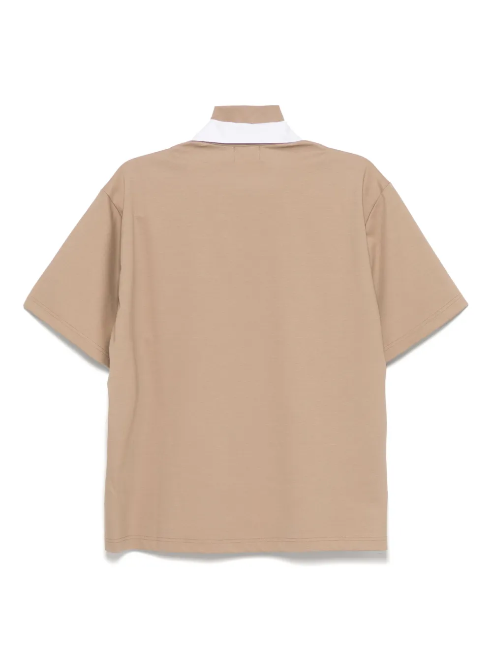 Kolor Poloshirt met korte mouwen - Beige