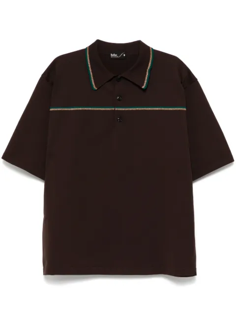 Kolor striped polo shirt