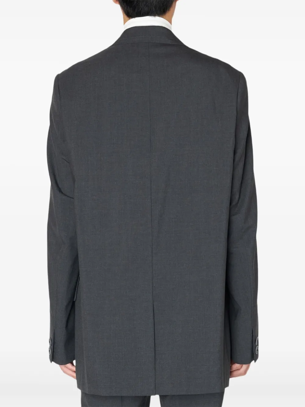 Kolor Blazer met enkele rij knopen Zwart