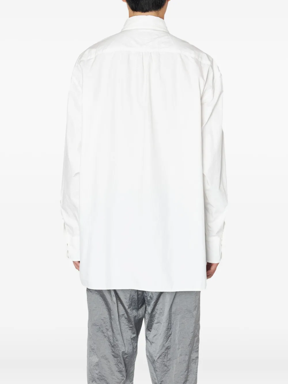 Kolor Button-down overhemd met zak - Wit