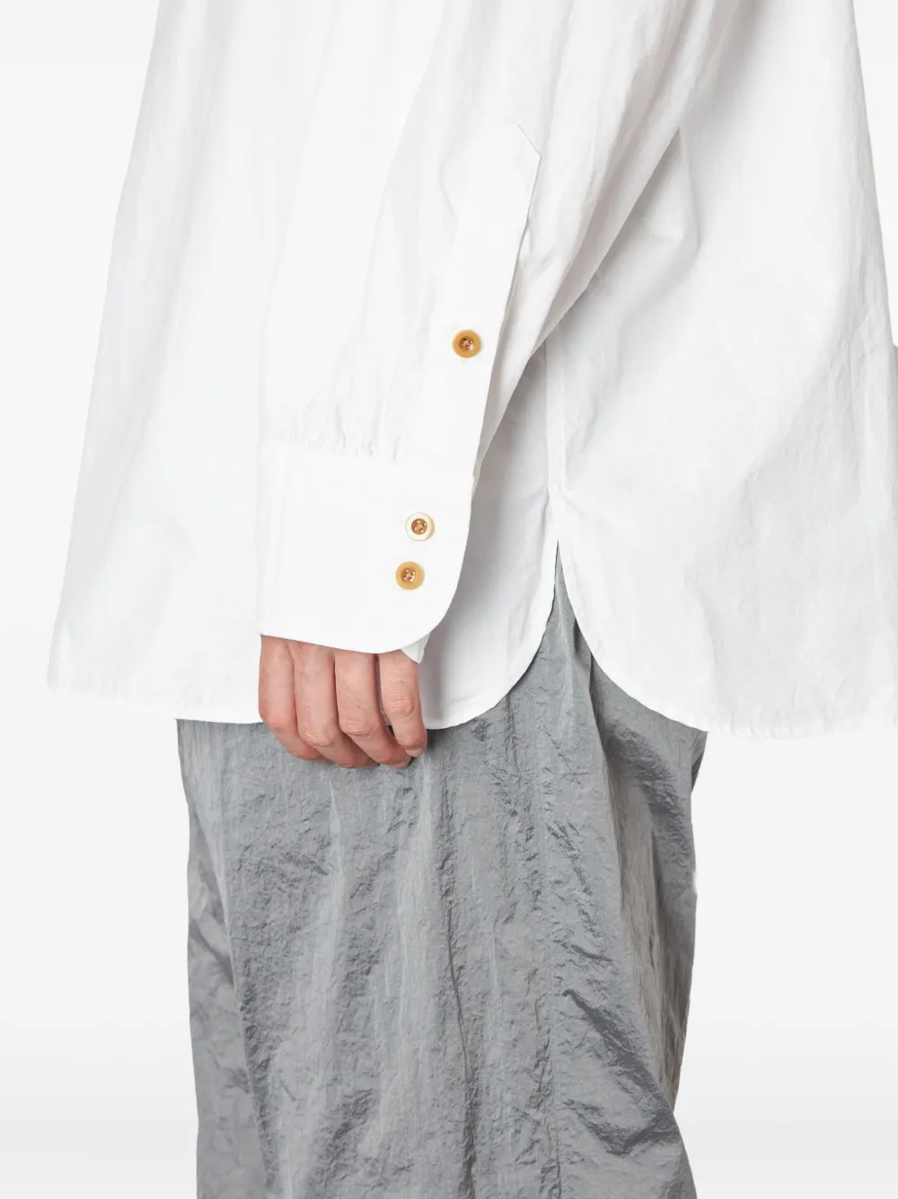 Kolor Button-down overhemd met zak Wit