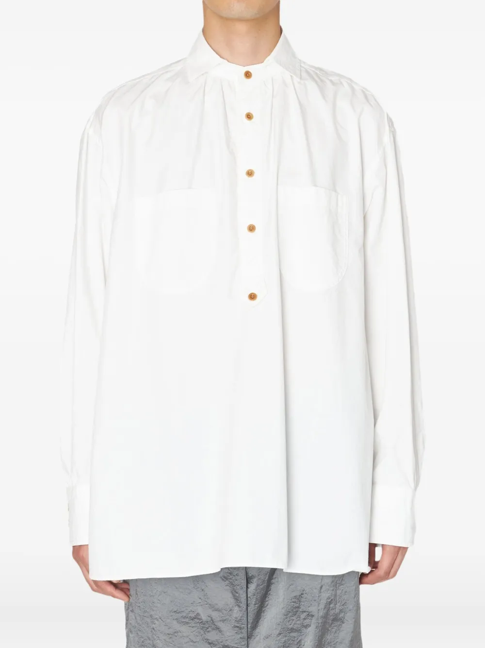 Kolor Button-down Pocket Shirt In White