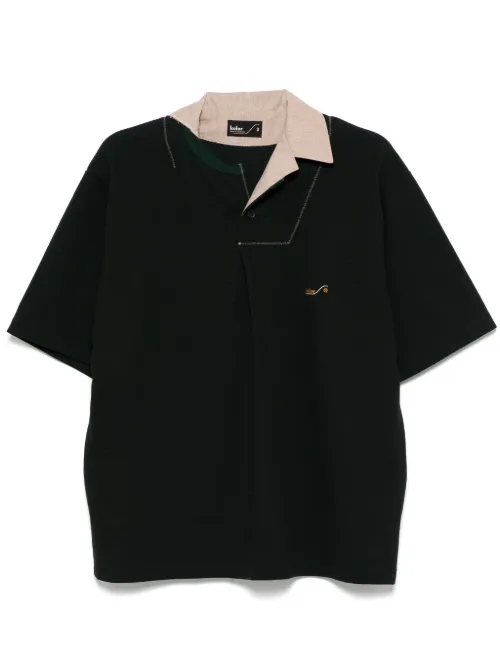 Kolor polo à logo brodé - Vert - Kolor - Modalova