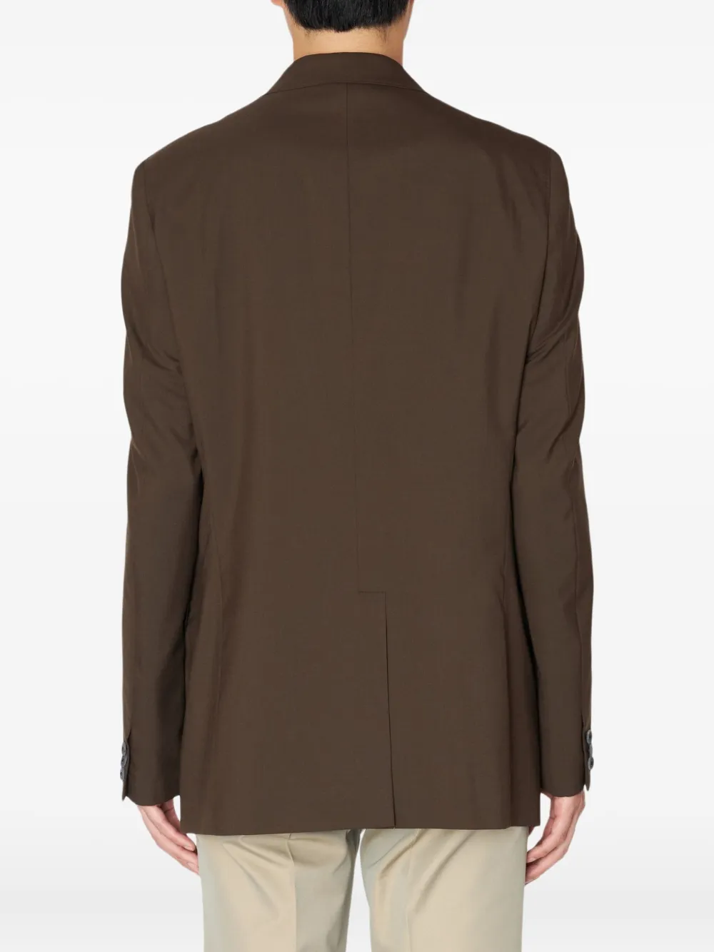 Kolor Blazer met enkele rij knopen Bruin