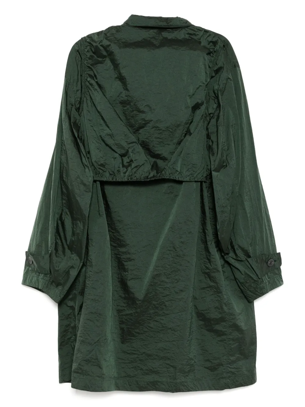 Kolor Button-up regenjas - Groen