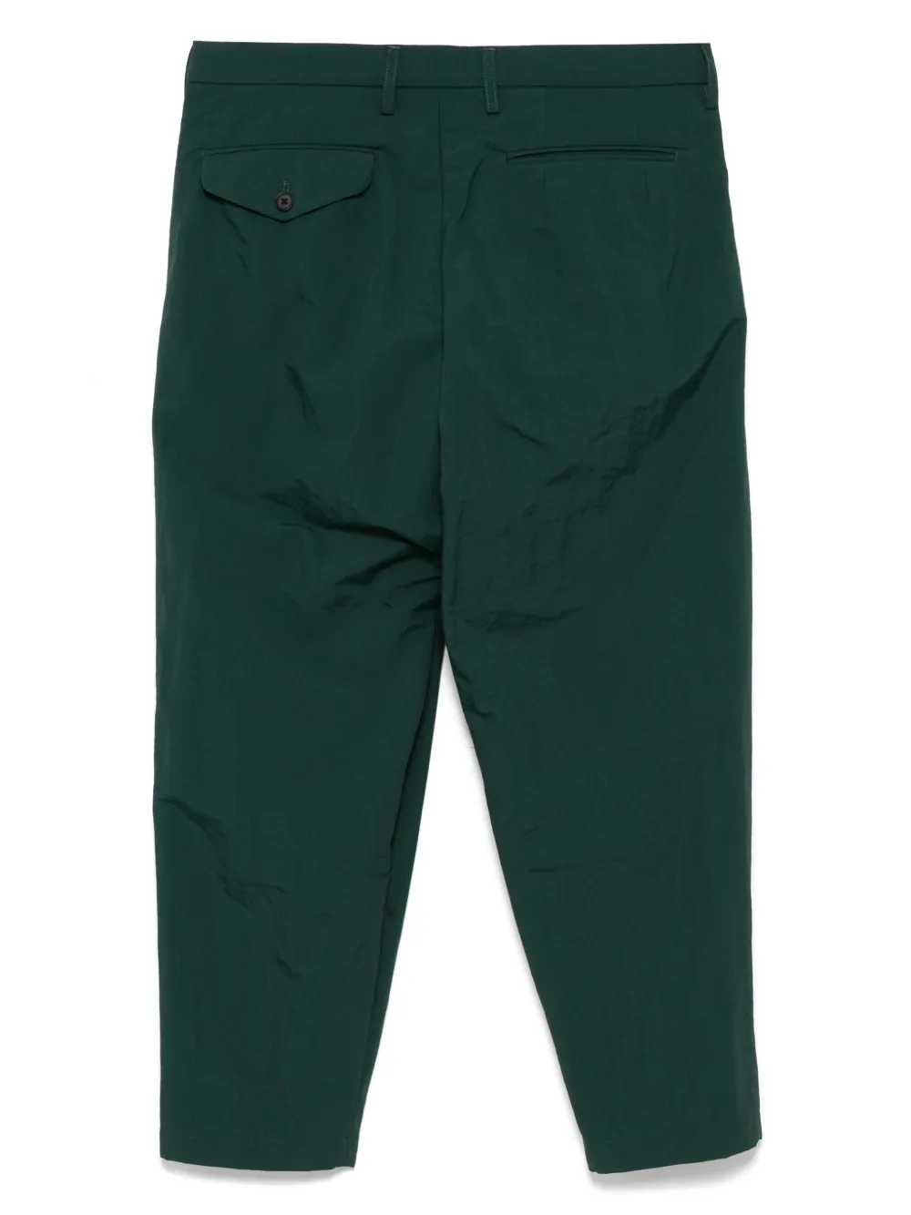 Kolor Broek met toelopende pijpen - Groen