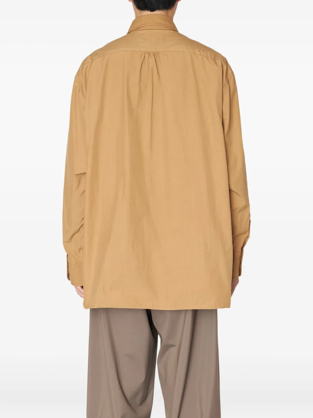 Kolor Button-down overhemd met zak - Bruin