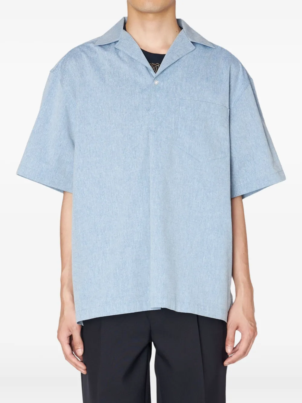Kolor Short-sleeve Shirt In Blue