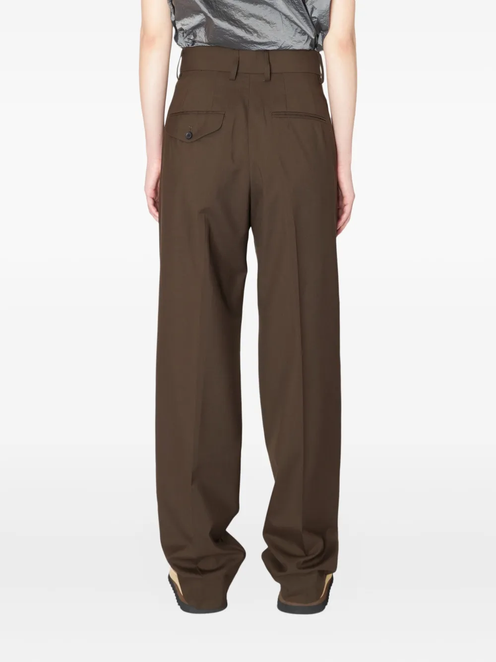 Kolor High waist plooibroek Bruin
